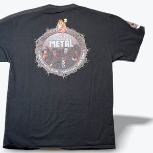 Porkys Bar Guam Promo T Shirt Precious Metal Band Tee Port & Company Tag Large